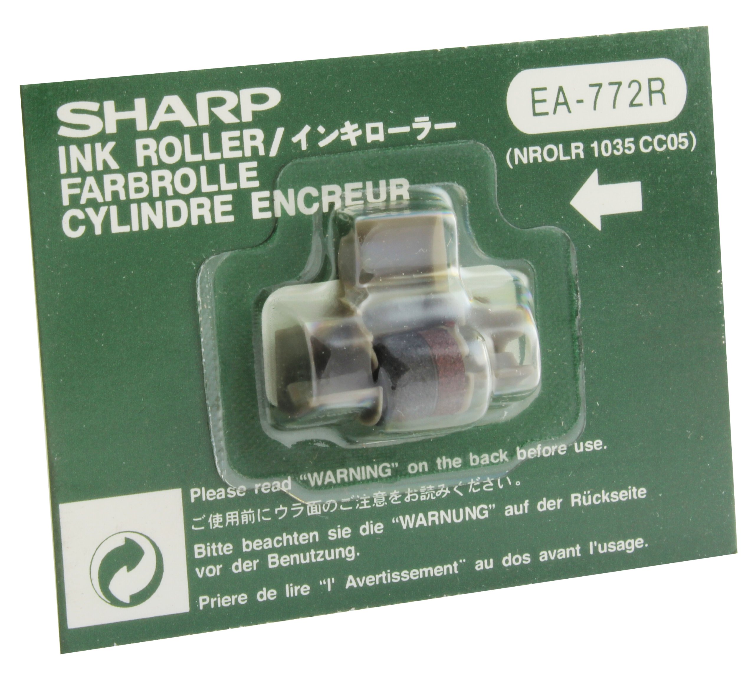 Sharp Ink Roller for Sharp Printing Calculator Red/Black Ref EA772R