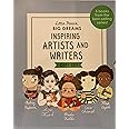 Little People, Big Dreams Inspiring Artist and Writers Gift Set ( Maya Angelou, Anne Frank, Audrey Hepburn, Frida Kahlo, Coco Chanel)
