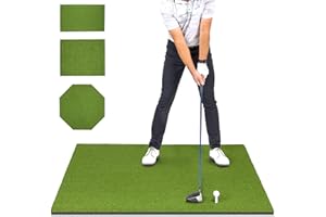 GoSports Elite Golf Hitting Mats for Indoor/Outdoor Practice – Choose Size – Turf Driving Range Mats for Golf Simulators and Practice