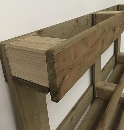 AD servicios Huerto Urbano Vertical Estilo Palet de Madera tratada ...