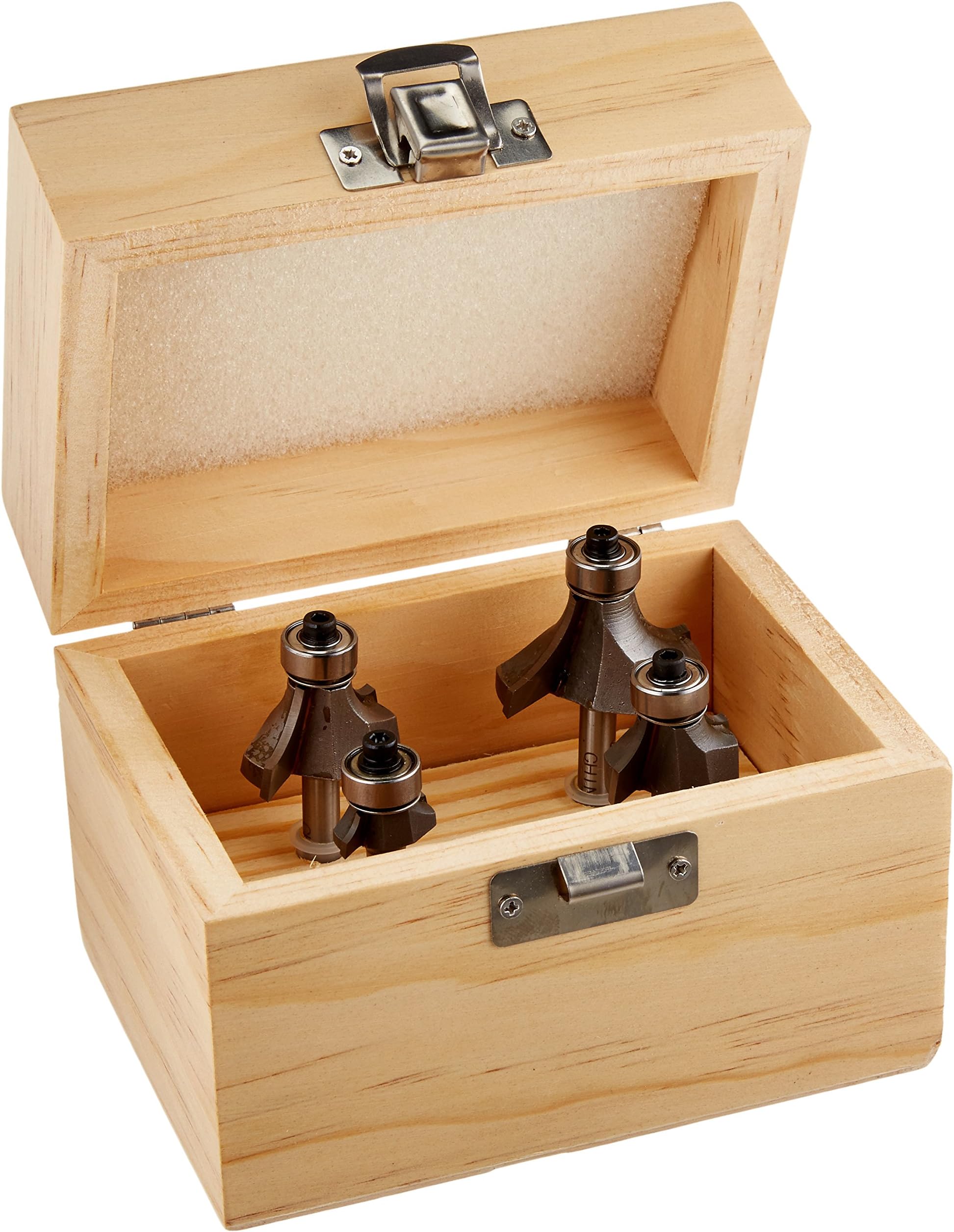 Steelex D1062 Round Over Router Bit Set 4 Piece 1/4" Shank