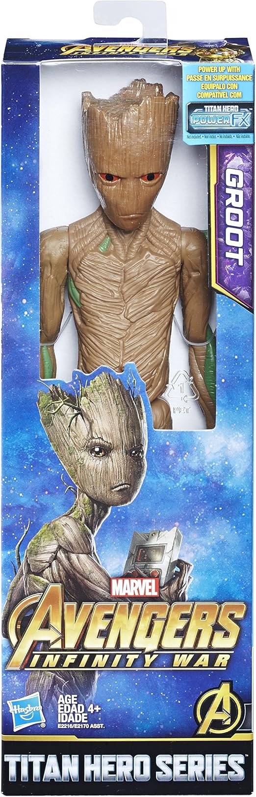 marvel avengers infinity war titan hero series groot