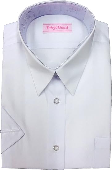 Amazon スクール シャツ ブラウス 女子 Yシャツ A体 B体 長袖 半袖 形態安定 抗菌防臭加工 170b 半袖 シャツ ブラウス 通販