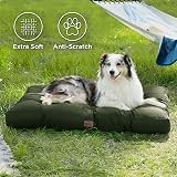 Bedsure Washable Dog Bed Extra Large 111x89x9cm Green view 3
