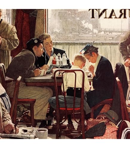 Amazon.com: Norman Rockwell - Happy Birthday, Miss Jones Art