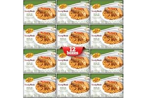 KJ Poultry Kosher Ready Meals - Bone In Chicken & Kugel, MRE Meat Meals Ready to Eat, Shabbos Food, Halal, (12 Pack) Prepared Entree Fully Cooked, Shelf Stable Microwave Dinner Travel Military Camping