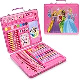 Disney Princess Art Set for Girls 60 Pcs Drawing Painting Coloring Craft Kit view 1