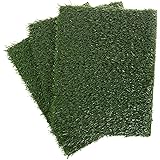 PETMAKER Replacement Grass Mats- Set of 3 Turf Pads for Puppy Potty Trainer (Tray System Not Included)- Indoor Restroom for P