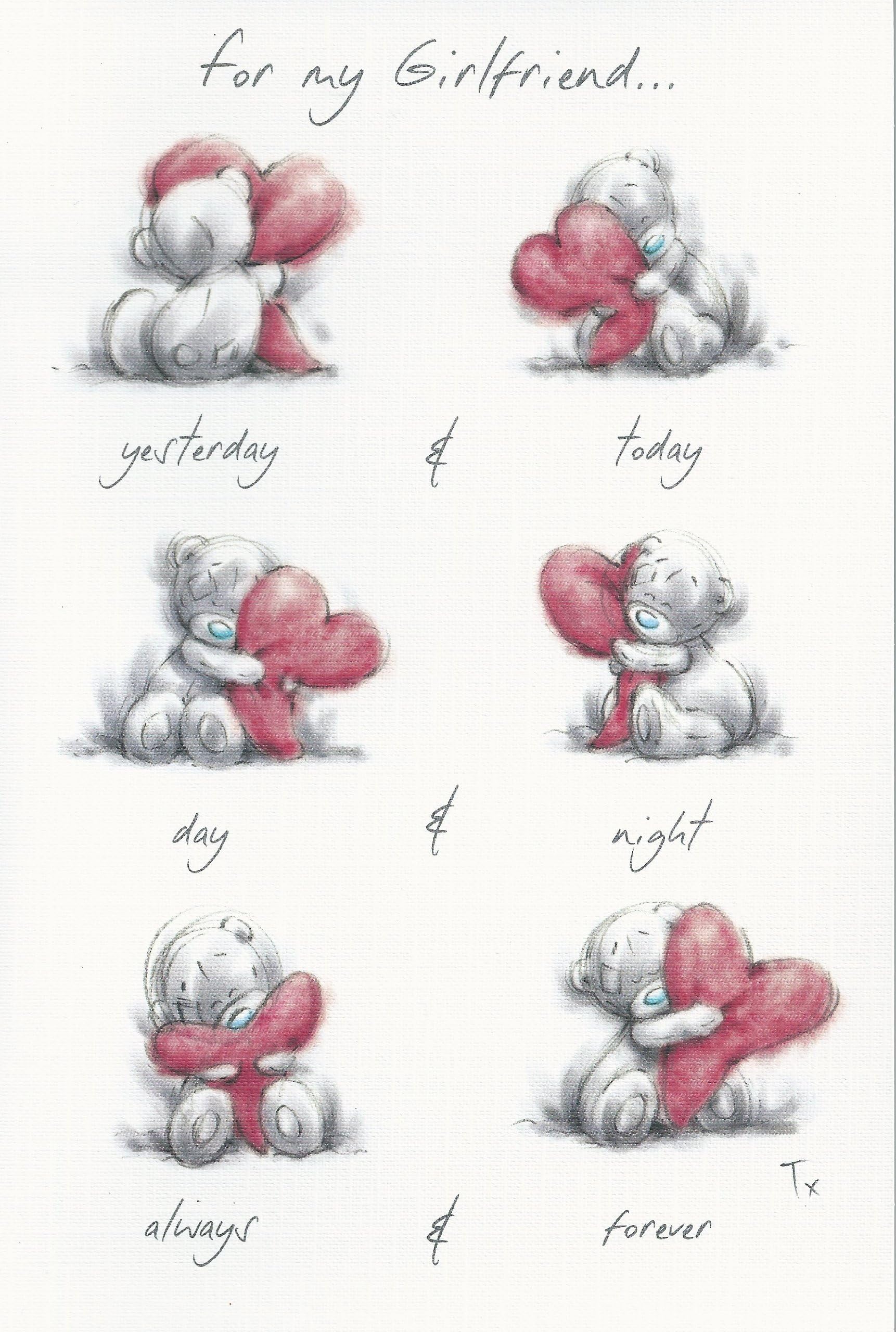 For my Girlfriend Happy Valentine's Day card