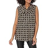 Anne Klein Women's Cowl Neck Sleeveless Blouse