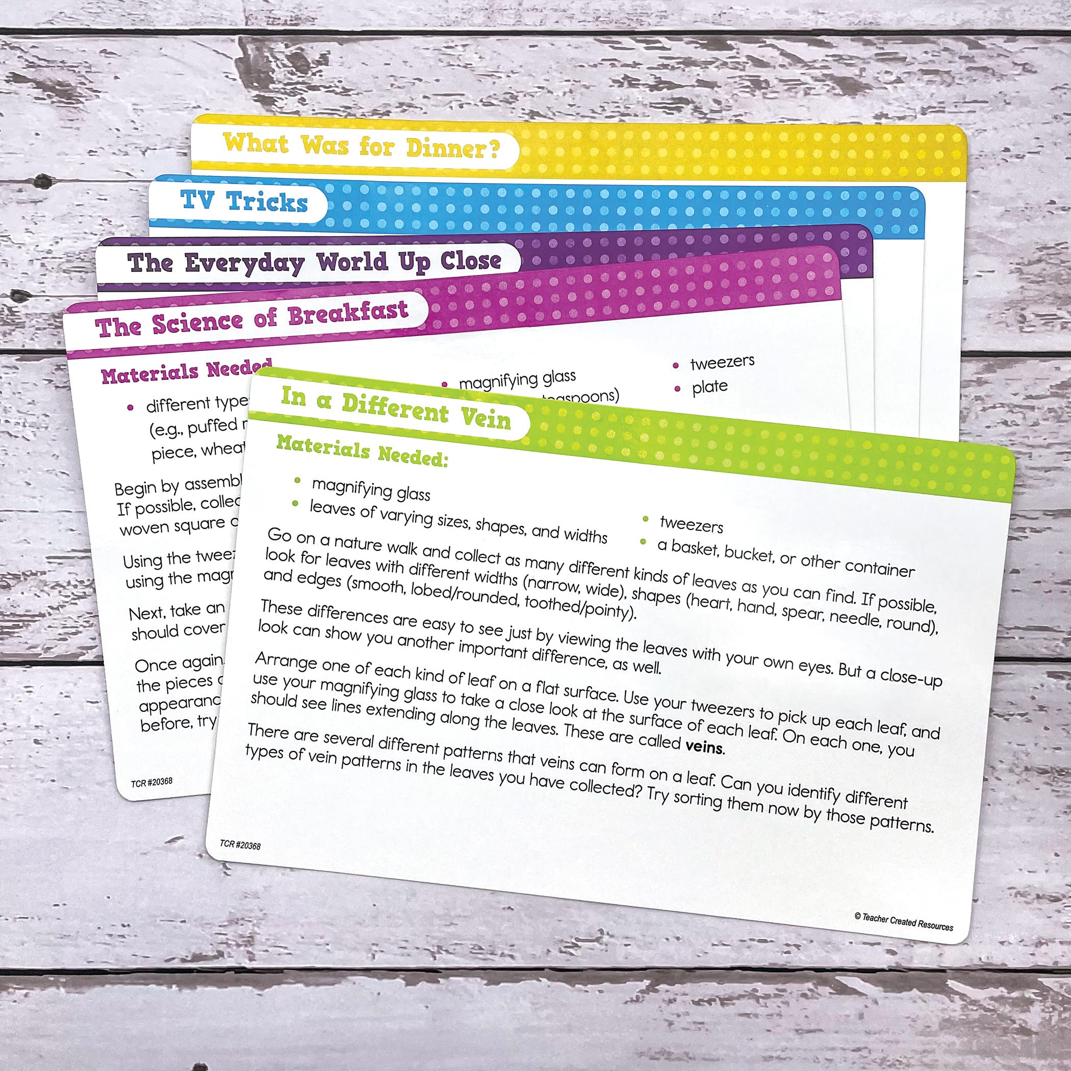 Teacher Created Resources Up-Close Science: Magnifying Glasses & Tweezers Activity Set (TCR20368)