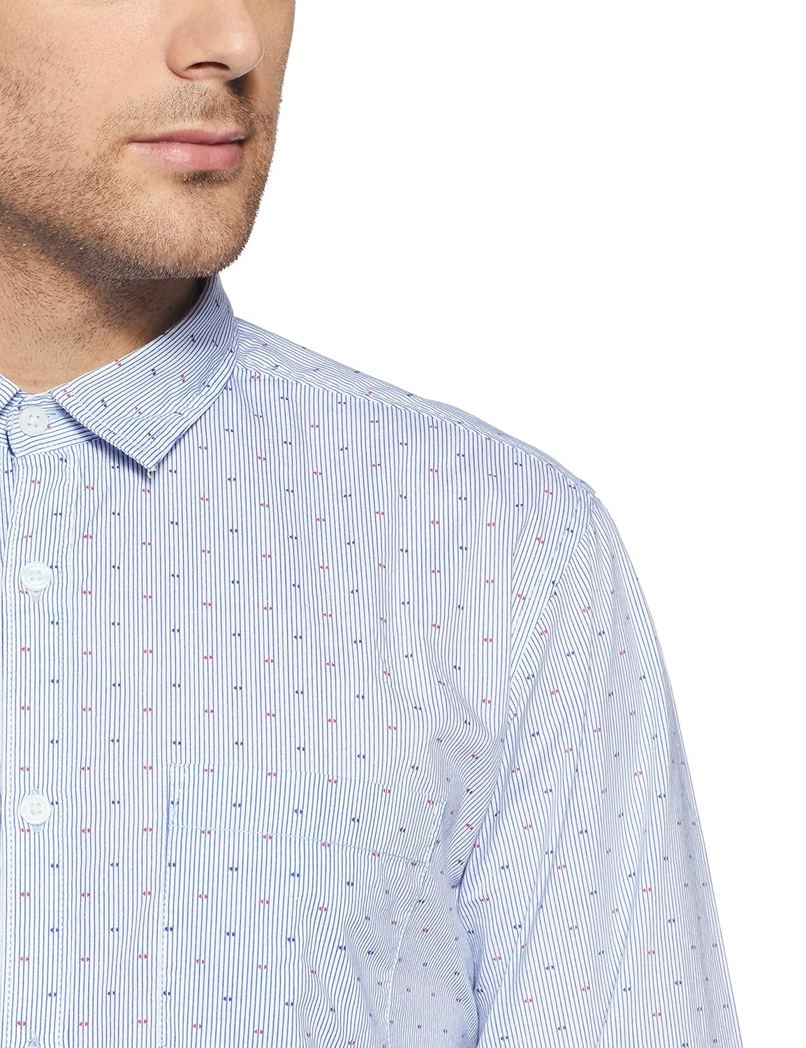 symbol amazon brand men's regular fit casual shirt