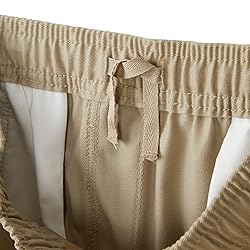 French Toast Boys' Pull-On Twill Cargo Shorts, Khaki