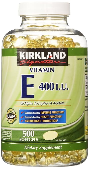 kirkland vitamin E capsules