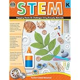 STEM: Engaging Hands-On Challenges Using Everyday Materials, Grade K from Teacher Created Resources