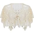 BABEYOND 1920er Jahre Perlen-Tuch / Abendcape - Gatsby Flapper Bolero Mit Glitzerperlen, Für Motto-Party & Hochzeit