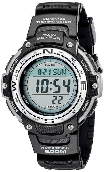 casio sgw 100 calibrate compass
