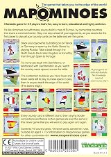 Wild Card Games Mapominoes Europe – Geography Domino Style Card Game view 6