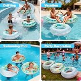 JOYIN Pool Inflatable 82.5cm 3 Pack Glitter Pattern Tubes view 6