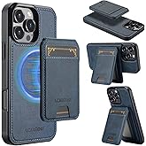SZHAIYU L3 2 in 1 Detachable Leather Wallet and Phone Cases Compatible with iPhone 14 Pro Max Case with Card Holder RFID Blocking, Compatible with Magsafe Charging 6.7 Kickstand (Blue, IP 14 Pro Max)
