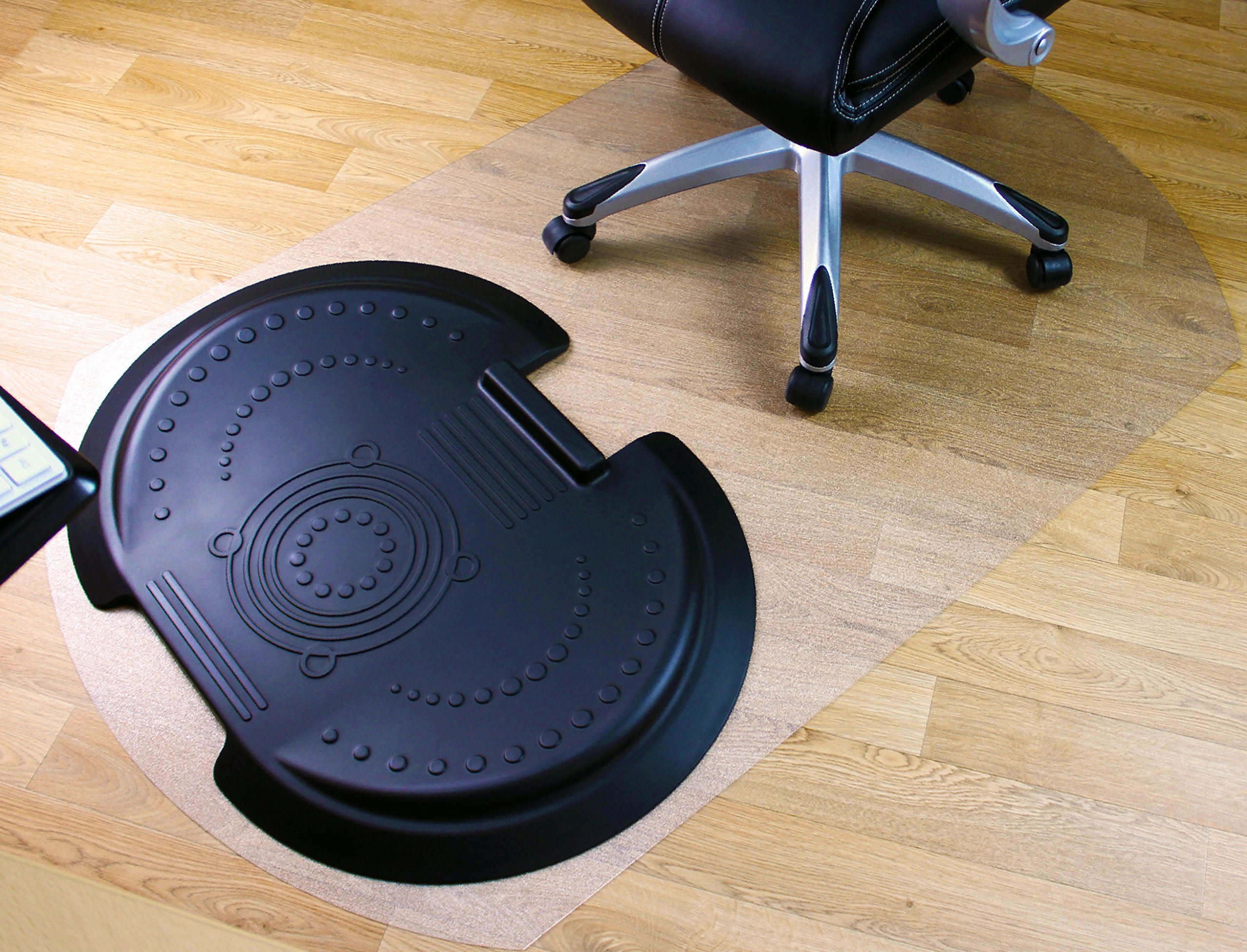 Floortex AFS-TEX System 5000 S2S Sit to Stand Mat for Hard Floor, Chair Mat and Anti-Fatigue Mat Pack FCS2S12