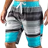 Kanu Surf Mens Flex Swim Trunks (Regular & Extended Sizes)