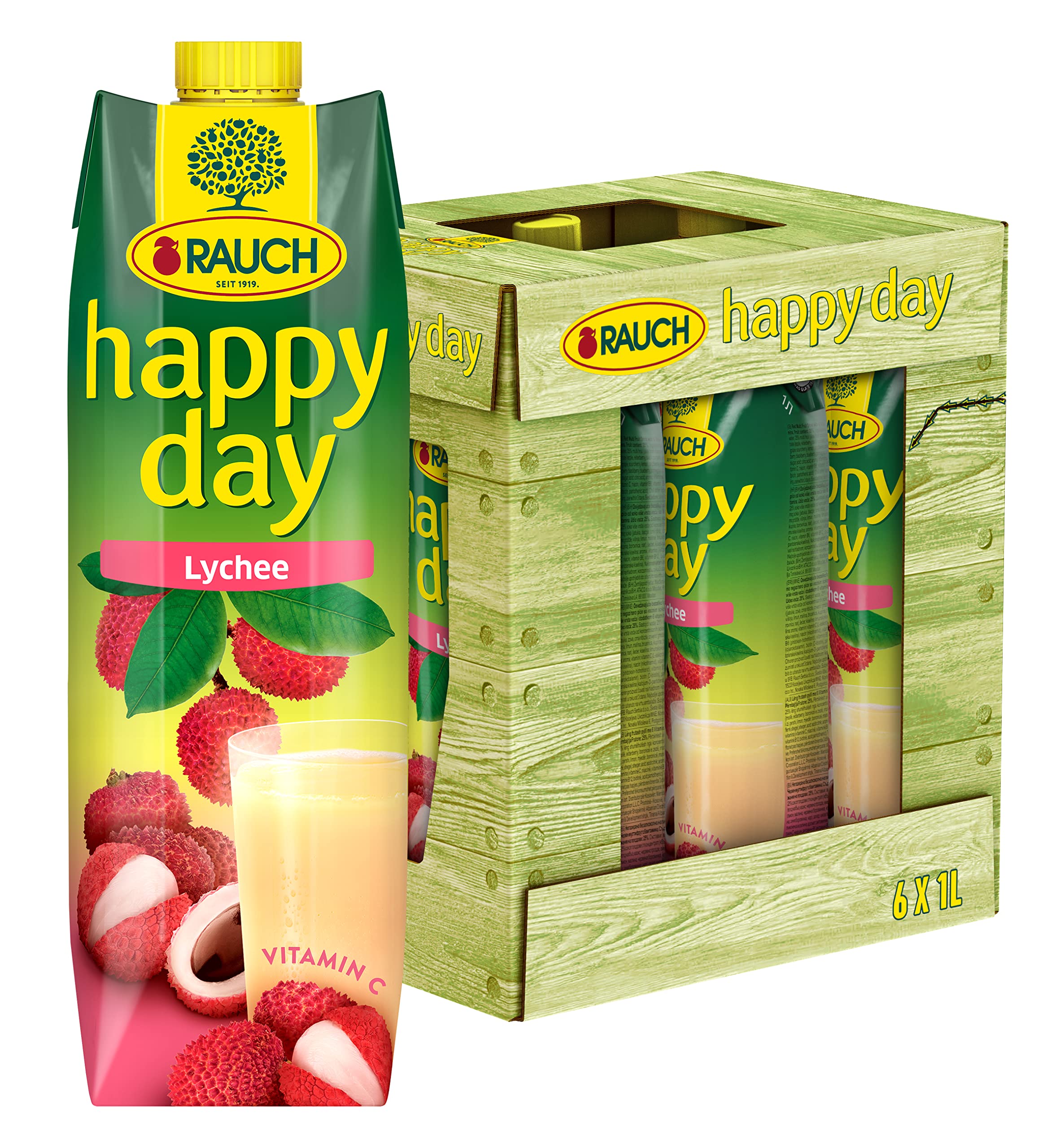 Rauch Happy Day Lychee, 6er Pack (6 x 1L)