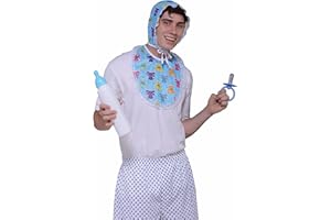 Forum Novelties Adult Baby Bib and Bonnet Costume Accessory