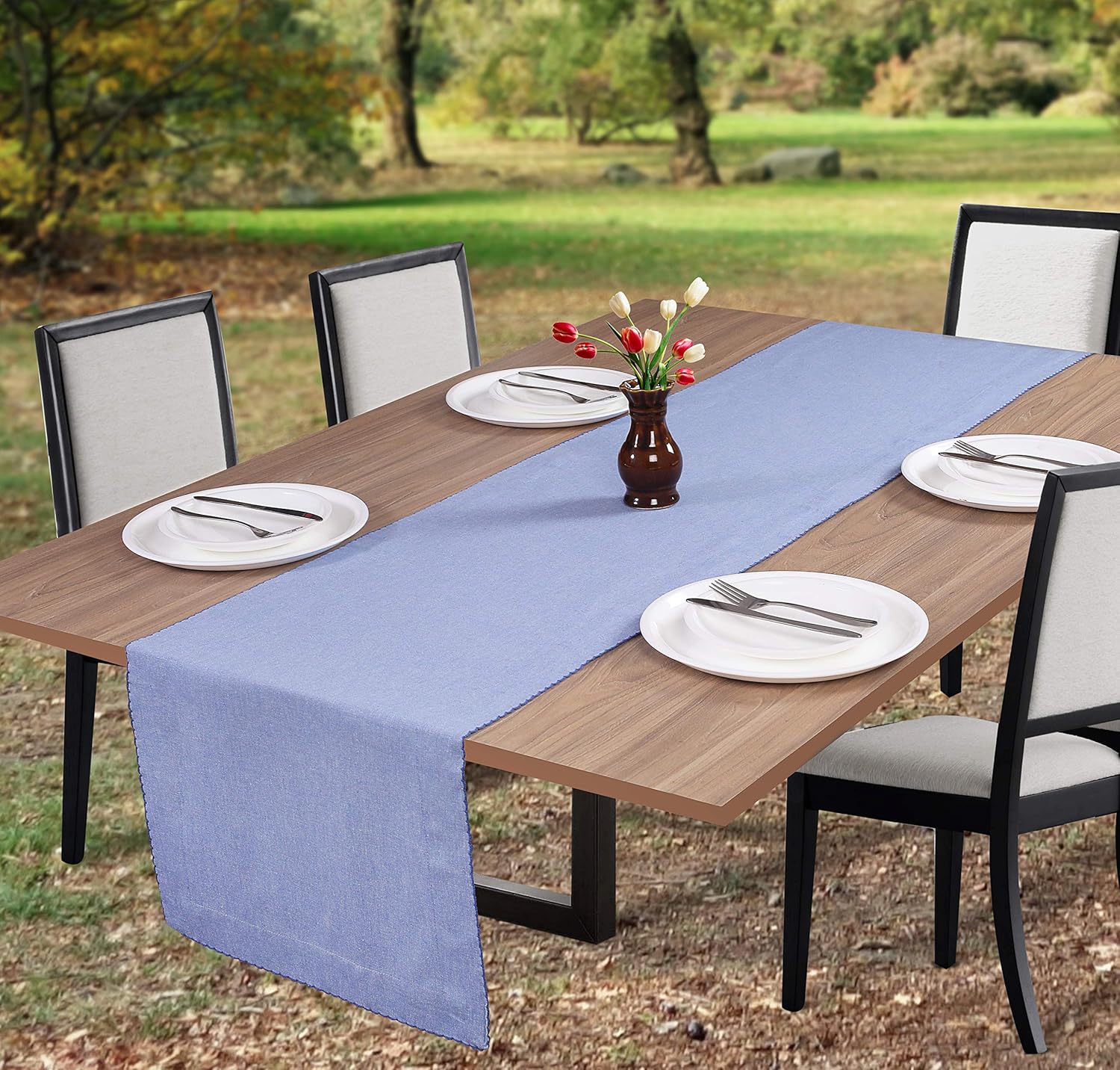 Best pattern table runner blue