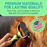 Maxpower Planet Grooming Brush Dual-Sided 9/17 Teeth Dematting Deshedding view 3
