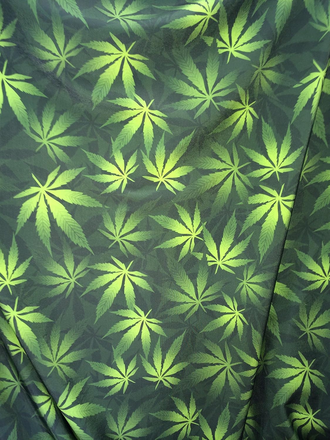 420 Weed Print Spandex Fabric