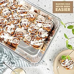 PLASTICPRO 25 Pack Aluminum Pans 13'' X