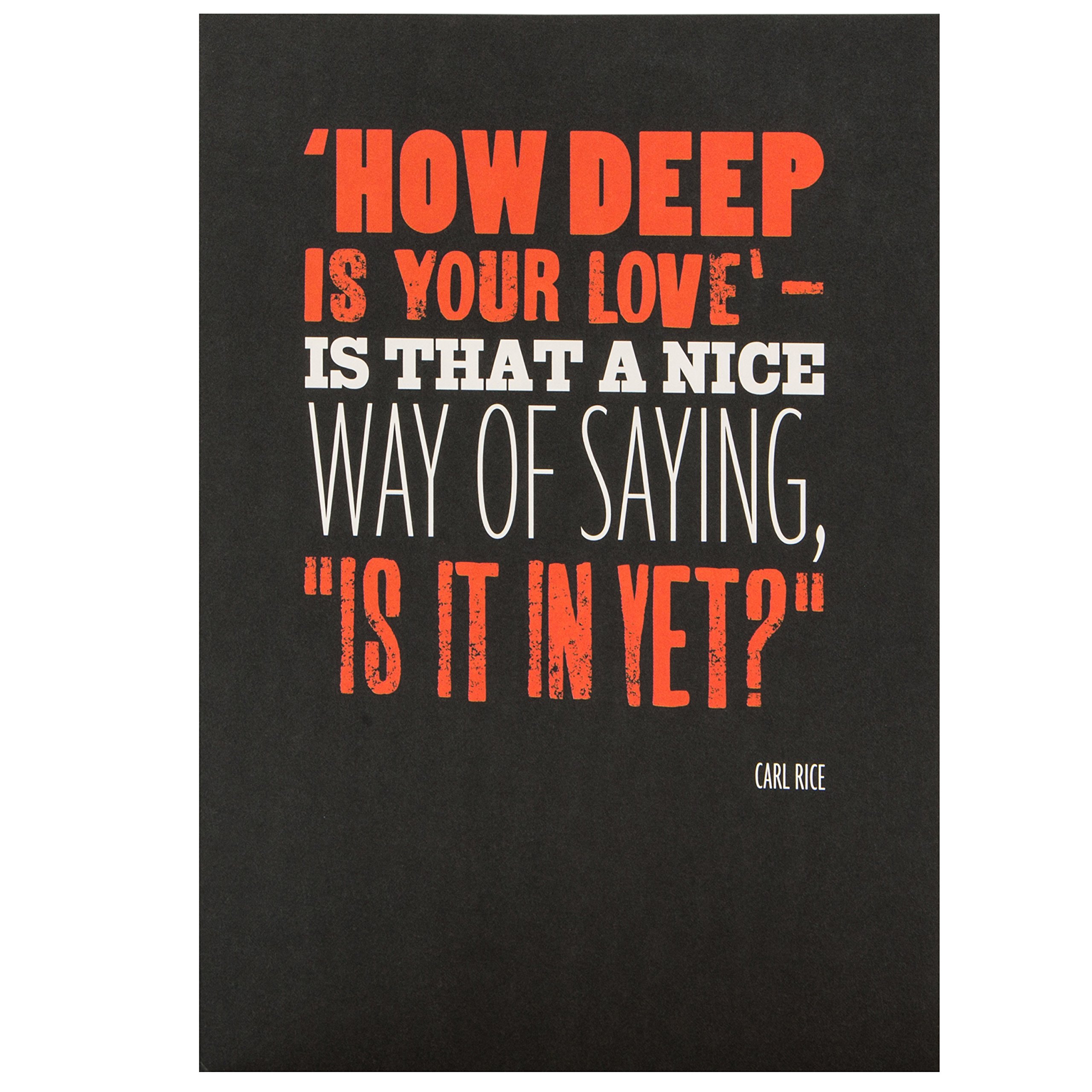 Hallmark Shoebox Comedy Card Carl Rice 'Is It In Yet?' - Medium