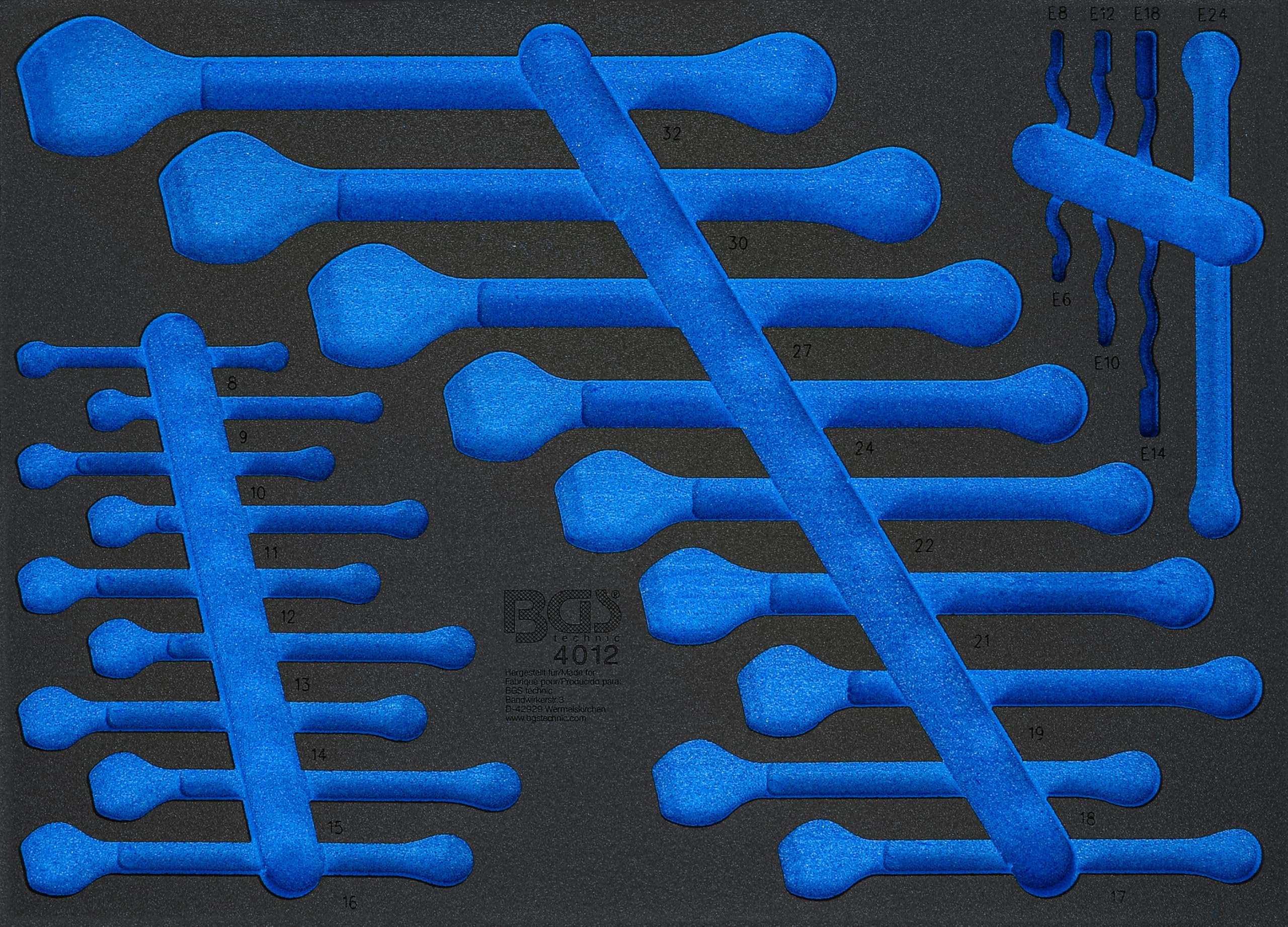 BGS 4012-5 | Tool Tray 3/3 | empty | for BGS 4012