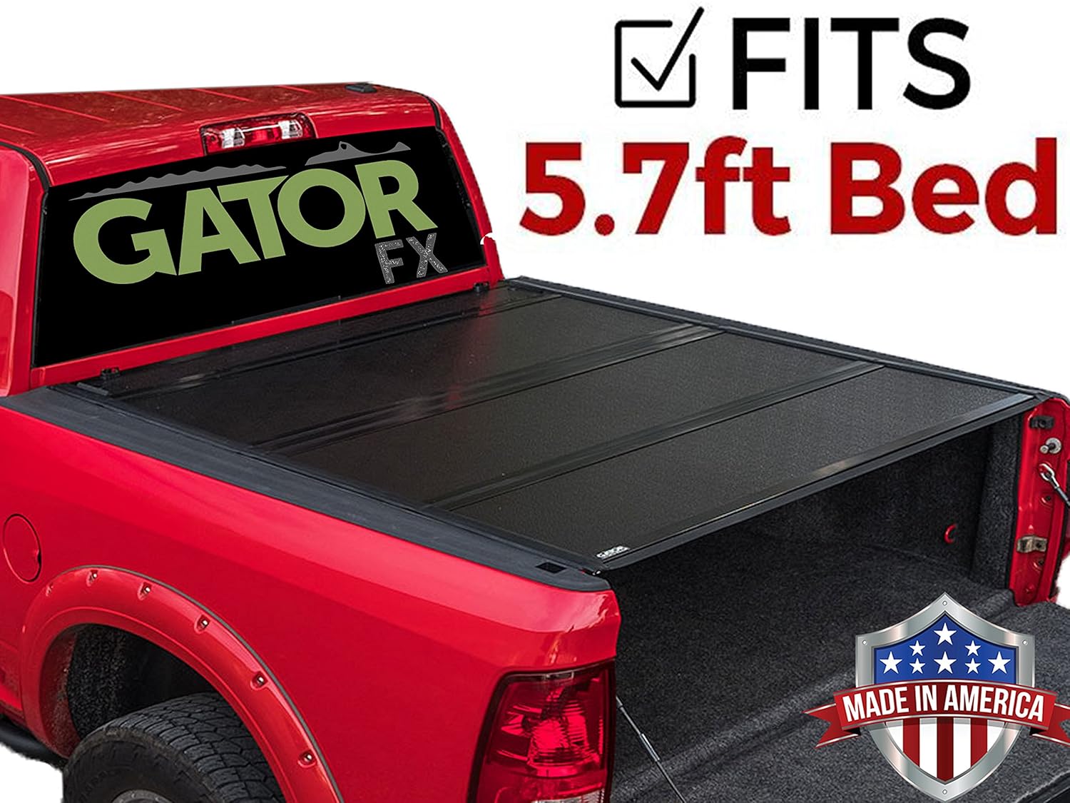 American Tri Fold Tonneau Cover 2009 2018 Dodge Ram 5 7 Bed W O Rambox Truck Bed Accessories Truck Bed Accessories Auto Parts And Vehicles