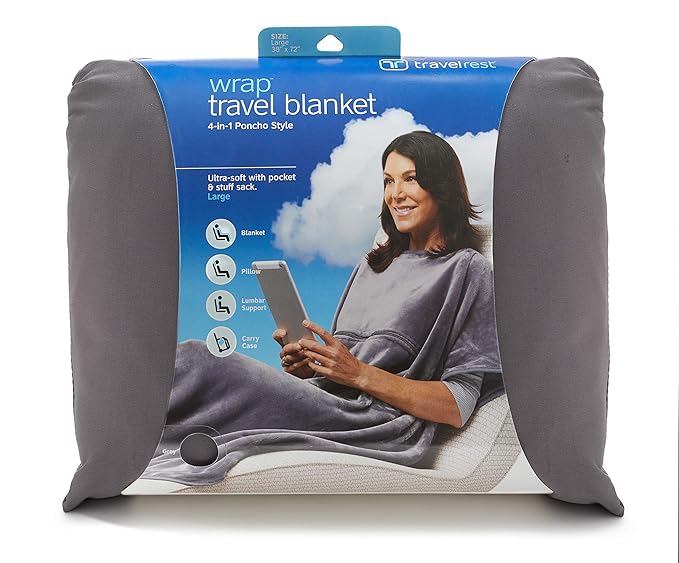 Travelrest Travel Blanket - Plush and Versatile