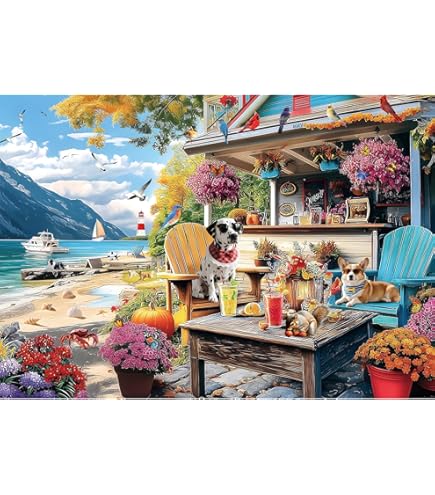 Amazon.com: Springbok's Simpler Times 2000 Piece Puzzle for Adults