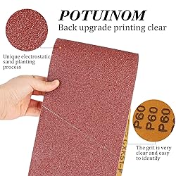 POTUINOM Sanding Belt 4 x 24 Inch,Belt Sander Belts