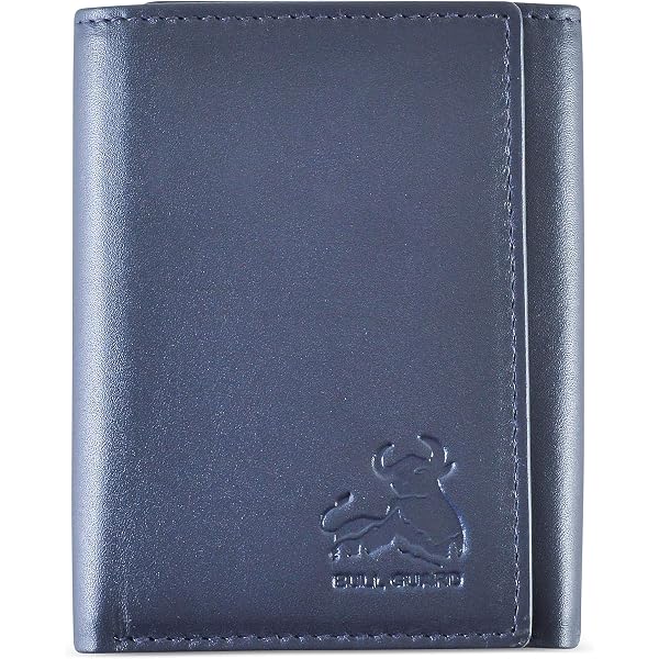 Urban Forest Zeus Portafoglio Uomo Vintage Blu Blocco RFID Top Pelle Bi