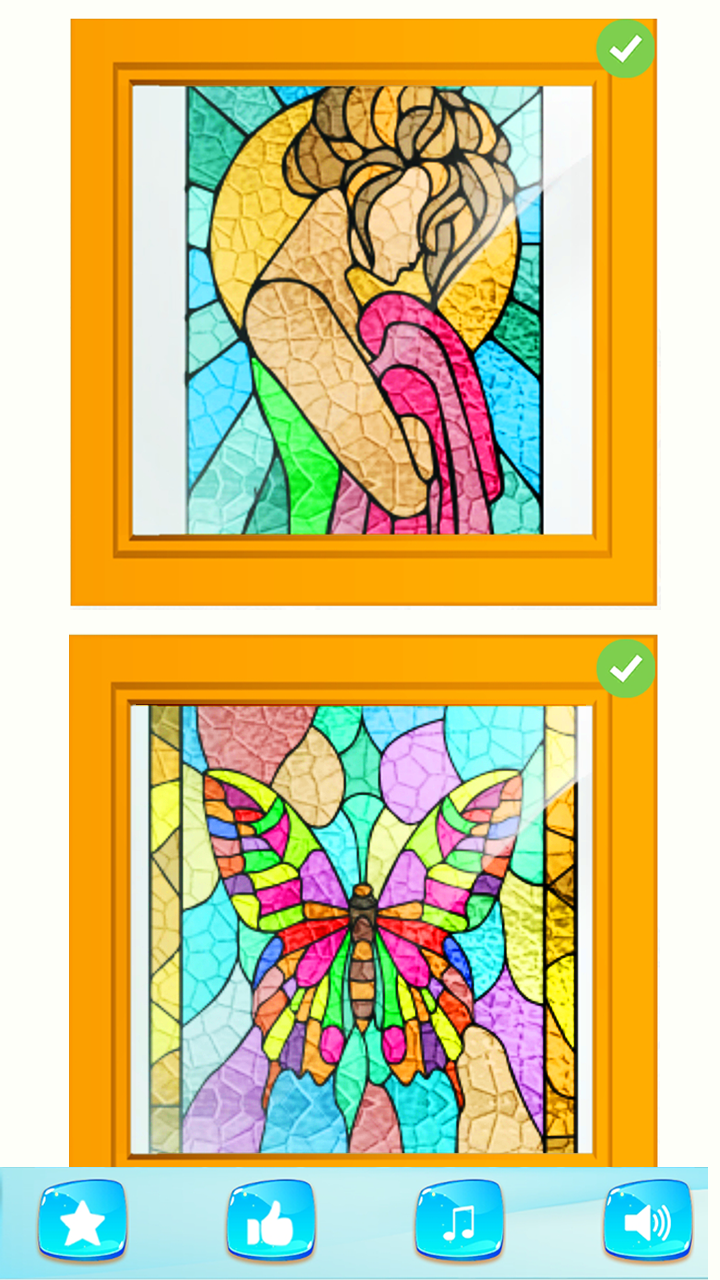 Stained Glass Color By NumberPaint By Number