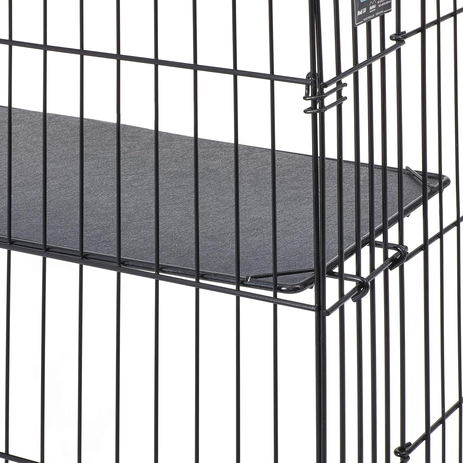 MidWest Cat Playpen / Cat Cage Includes 3 Adjustable Resting Platforms, Removable Leak-Proof Pan, Easy 2-Door Top / Bottom Access & 4-locking Wheel Casters : Pet Kennels : Pet Supplies