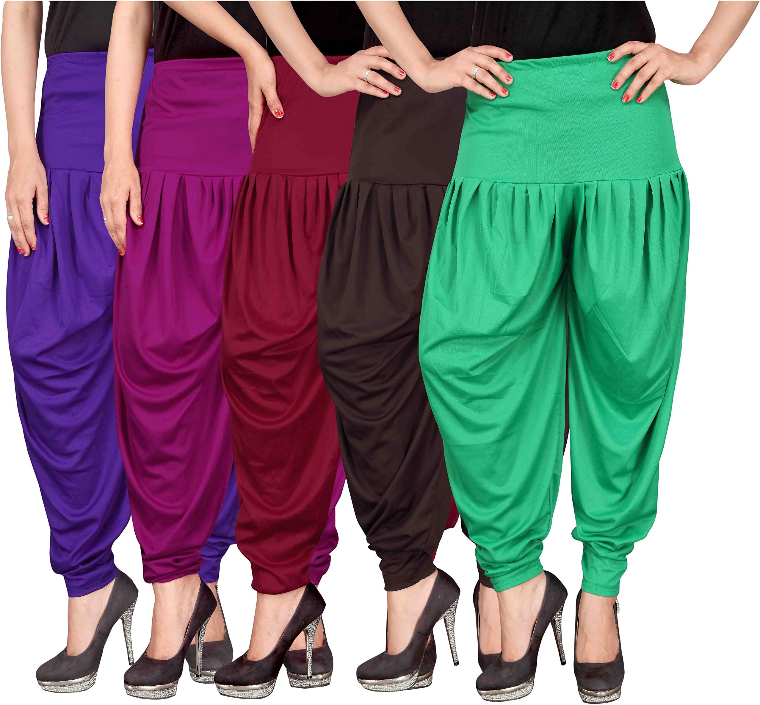 CULTURE THE DIGNITY Women's Polyester Pyjamas - Pack of 5