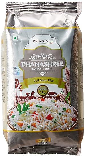 Patanjali Dhanshree Basmati Rice, 1kg