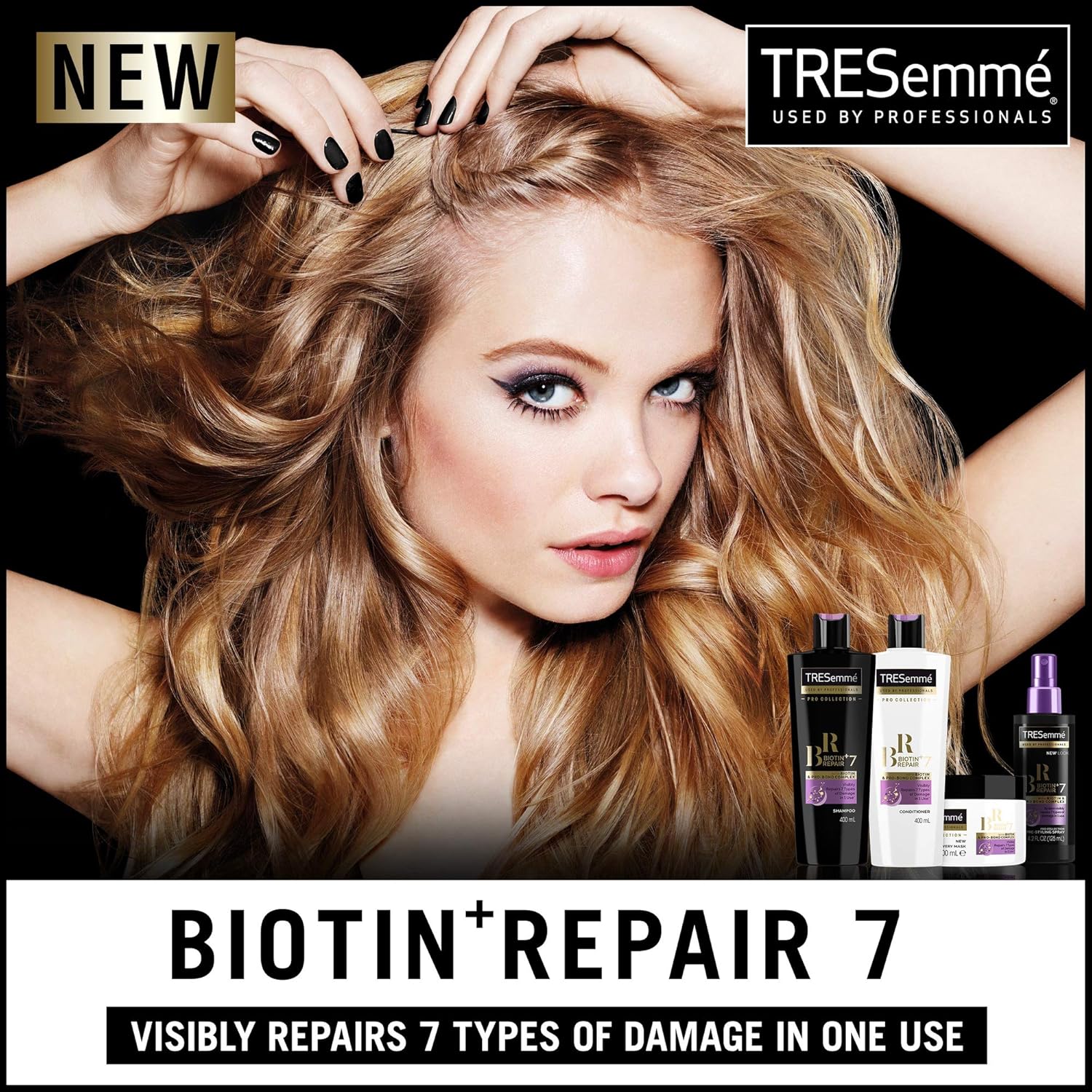 TRESemme Biotin+ Repair 7 Shampoo 700 ml, White, 700 ml (Pack of 1) - Image 5