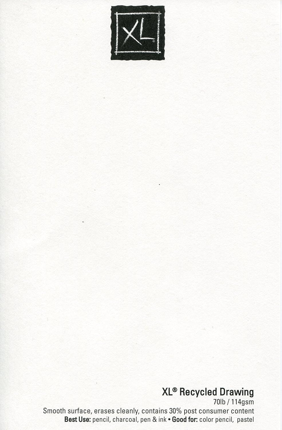 Canson XL Series Recycled Drawing Paper Pad, Top Wire Bound, 70 Pound, 11 x 14 Inch, 60 Sheets: Arts, Crafts & Sewing