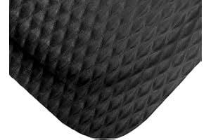 Hog Heaven Industrial-Grade Anti-Fatigue Mat | OSHA Yellow Striped or Black Border | Welding Safe, Slip Resistant, Grease/Oil