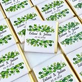 Set of 50 Personalized Wedding Chocolate, Custom Chocolate Wedding Favors for Guests, Customizable Wedding Gift, Unique Design for Wedding, Bridesmaid Favors