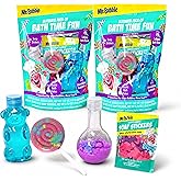Mr. Bubble Ultimate Pack of Bath Time Fun 4 Favorites, Bath Potion, Bath Bomb, Soap Stickers, Bubble Bath (Pack of 2)