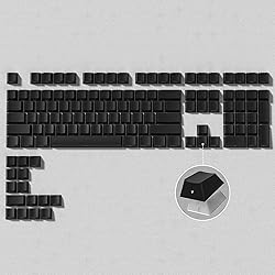 dagaladoo Black keycap Set,Shine Through keycaps 60