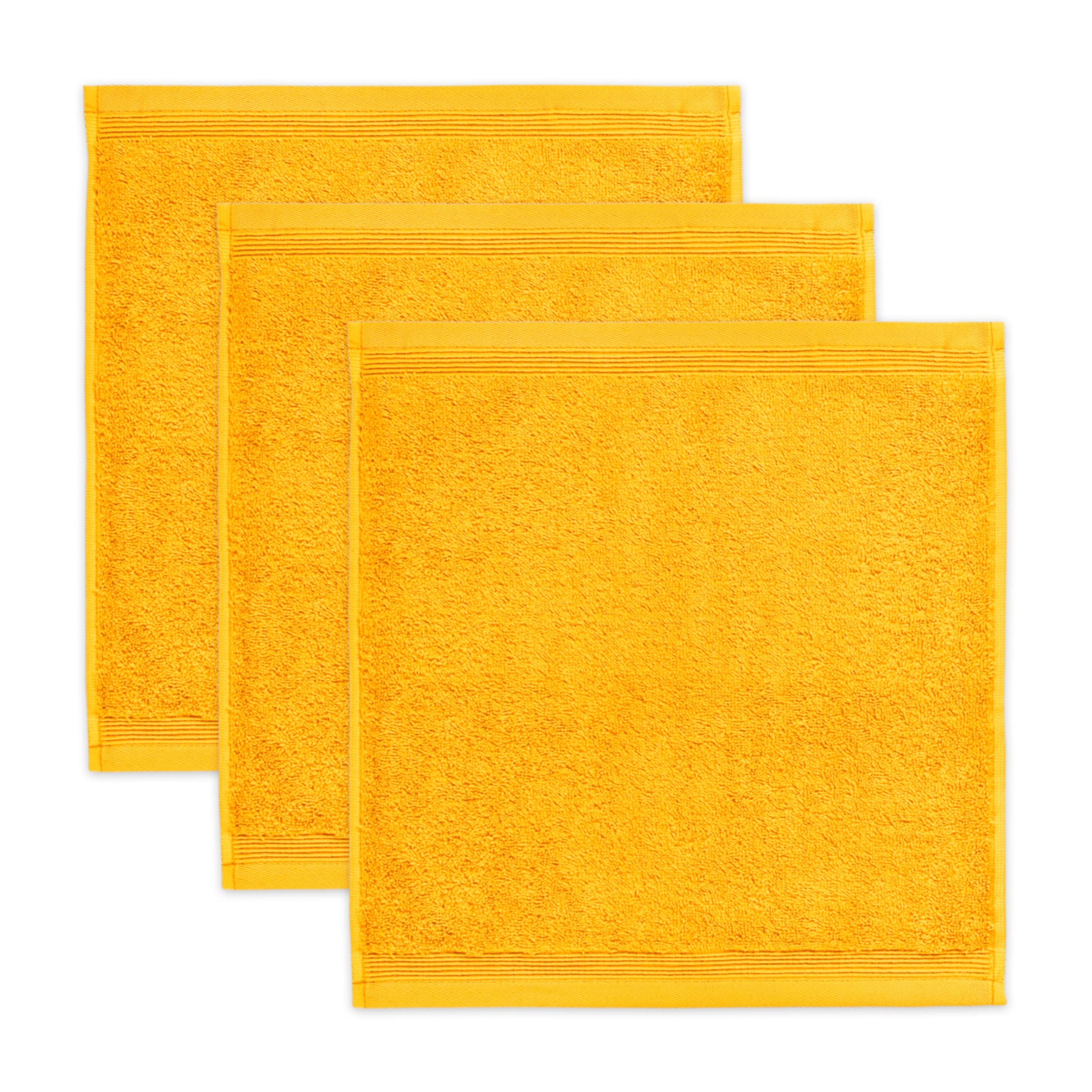 Möve 3er set Superwuschel soap cloth 30 x 30 cm made of 100% cotton, gold